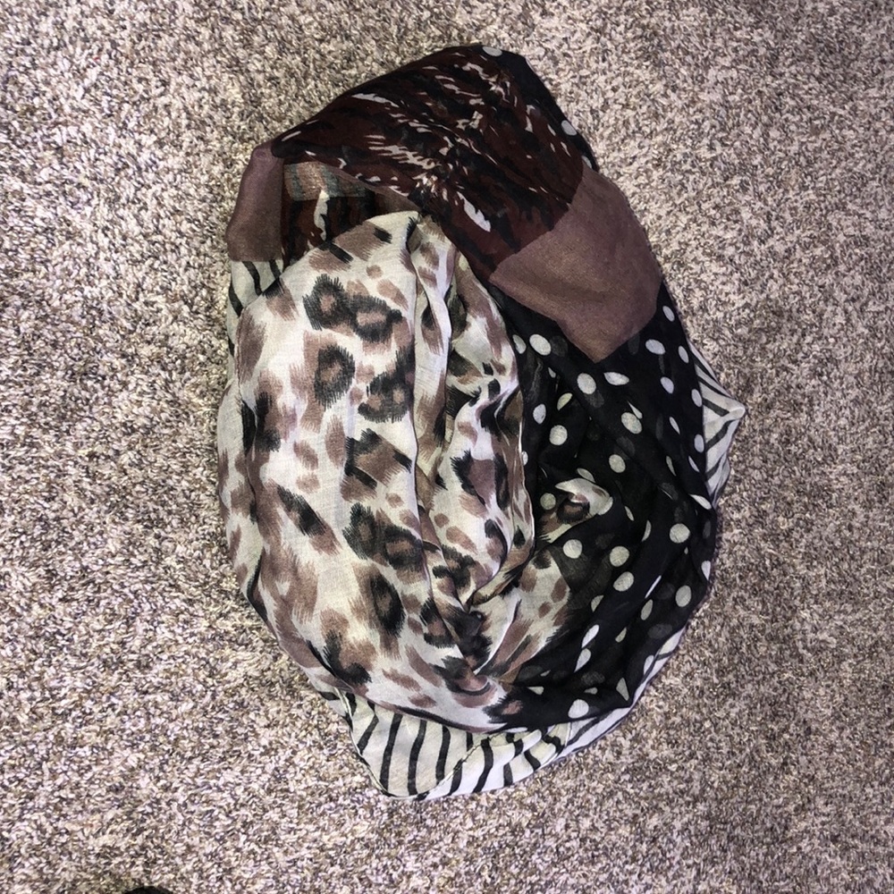 Multiple Print Infinity Scarf